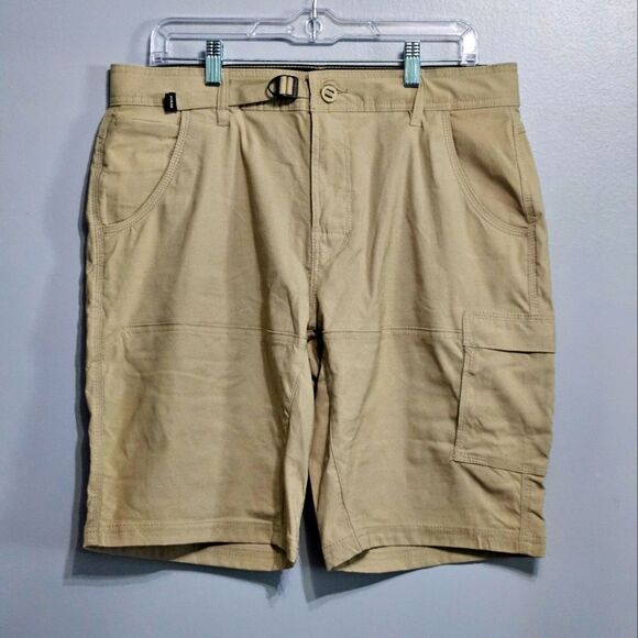 Prana, Mens Cargo Shorts with adjustable Belt. NWT, Size 33 Waist - Picture 1 of 6